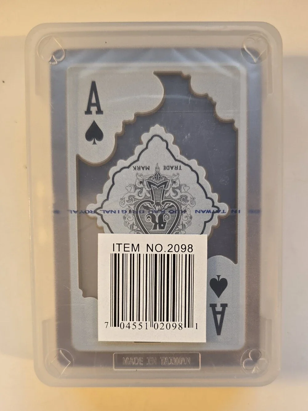 Waterproof Transparent Playing Cards - New In Case - Picture 3 of 8